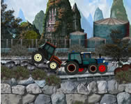 Racing tractors frenzy traktoros HTML5 jtk