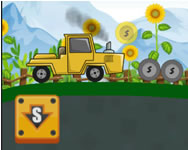 2D tractor hill climb traktoros HTML5 játék
