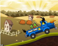 Angry Birds transport traktoros játékok