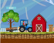 Delivery by tractor traktoros HTML5 jtk