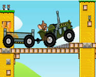 Tom and Jerry tractor traktoros játékok
